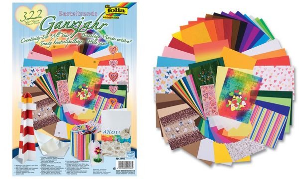 Image folia_Bastelpapier-Set_Trends_Ganzj_ahr_322-teilig_img3_4392146.jpg Image