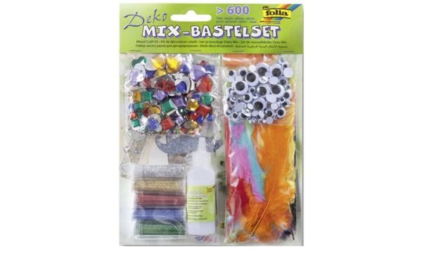 folia Deko-Mix-Bastelset, über 600 Teile (57905037)