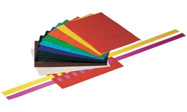folia Flechtblätter, ungummiert, 10 0 Blatt, farbig sortiert (57905911)