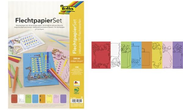 Image folia_Flechtpapier-Set_DIN_A4_24_Flechtbgen_img3_4382922.jpg Image