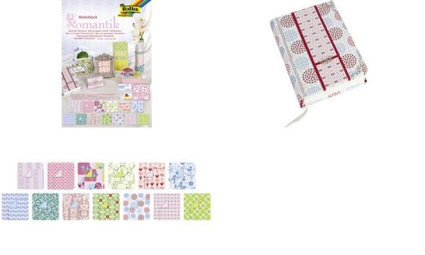 folia Motivblock Romantik, 240 x 350 mm, 26 Blatt (57906192)