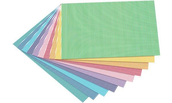 folia Motivkarton Streifen klein, 500 x 700 mm, 300 g/qm (57905377)