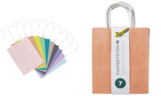 folia Papiertüten Trend, Kraftpapie r, 120 x 55 x 150 mm (57906026)