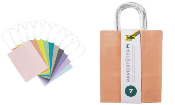 folia Papiertüten Trend, Kraftpapie r, 180 x 80 x 210 mm (57906027)