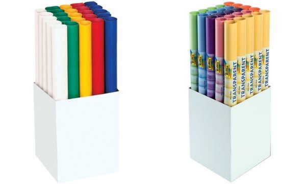 folia Transparentpapier, (B)505 x ( L)700 mm, 5-farbig (57905439)