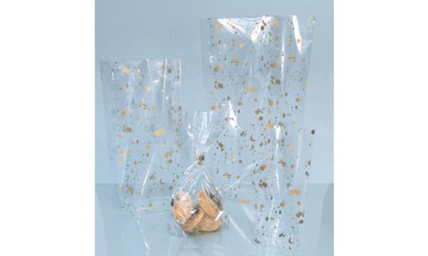 folia Weihnachts-Bodenbeutel, Maße: (B)115 x (H)190 mm (57905488)