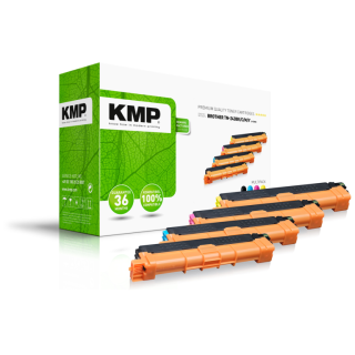 4 KMP B-T09M schwarz, cyan, magenta, gelb Toner ersetzen brother TN243BK/C/M/Y