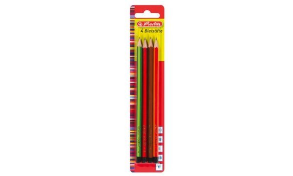 herlitz Bleistift Scolair, sechseck ig, sortiert (8670051)