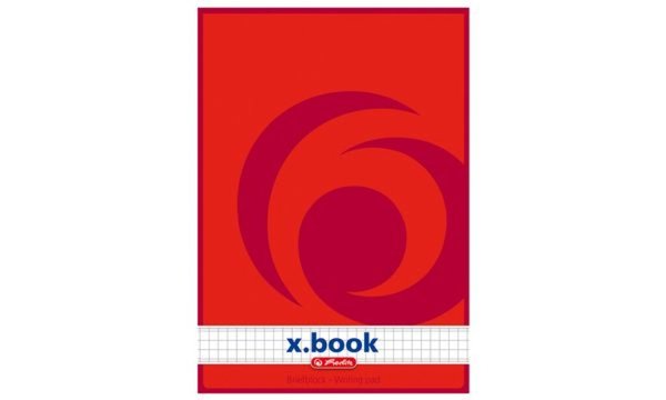 herlitz Briefblock x.book, A5, unge locht, 50 Blatt, liniert (5140167)