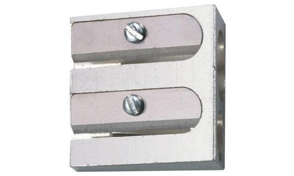 herlitz Doppel-Spitzer, aus Alumini um, Keilform (8680324)