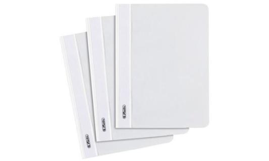 herlitz Schnellhefter, DIN A5, aus PP-Folie, weiß (11256641)