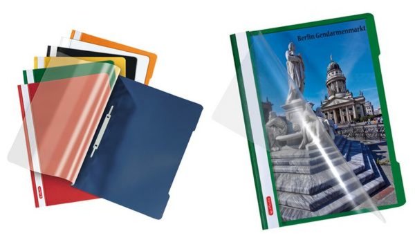 herlitz Schnellhefter Quality, DI N A4, PP-Folie, orange (11317120)