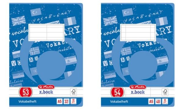 Image herlitz_Vokabelheft_xbook_DIN_A5_3-spaltig_img1_4403689.jpg Image