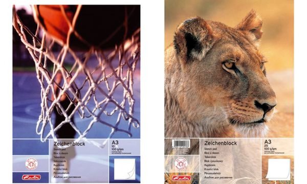 herlitz Zeichenblock DIN A3, 100 g/ qm, 20 Blatt (54494310)