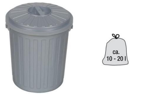 keeeper Abfalltonne Mini-Tonne mat s, 7 Liter, graphite (6440645)