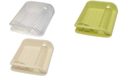 keeeper Geschirrablaufkorb pierre mit Tablett, transparent (6440219)