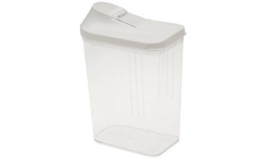keeeper Schüttdose paola, 0,25 Li ter, weiß / transparent (6440519)