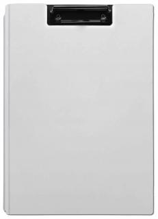 Klemmbrettmappe Schreibmappe A4 horizontal extra stabil abwischbar unzerbrechlich Farbe weiß
