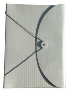 Konferenzmappen A4 silber aus MAKRO Karton