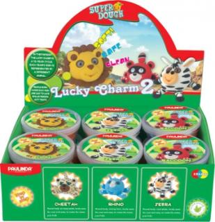 Super Dough Knetfigur Knete Modelliermasse Lucky Charm 12er Set