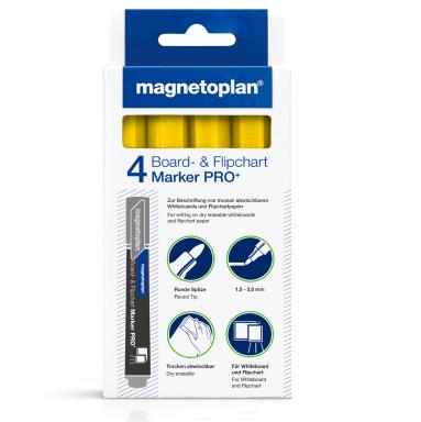 magnetoplan Board- und Flipchartmarker Pro+ (gelb)