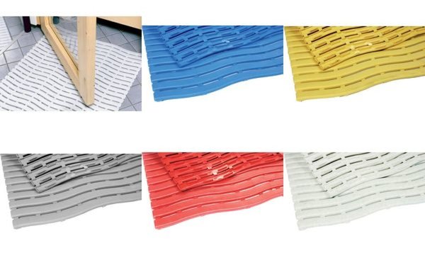 miltex Arbeitsplatzmatte Yoga Spa B asic, 600 x 900 mm, grau (68570117)