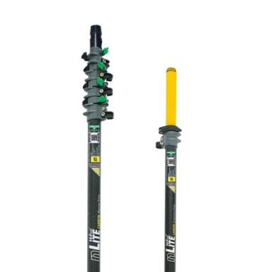 nLite® Connect Karbon Erweiterungs-Teleskopstange, 2-teilig, Länge 3,41 m | CT35G <br>wasserführende Stange für mittlere Höhen bis 13,50 m nLite® Connect Karbon Erweiterungs-Teleskopstange, 2-teilig, Länge 3,41 m | CT35G <br>wasserführende Stange für mittlere Höhen bis 13,50 m
