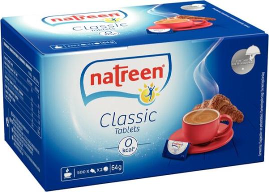 natreen Süßstoff-Tabletten laktosefrei, im Karton