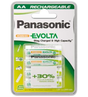 PANASONIC Rechargeable EVOLTA AA P6E/4BC | Mignon