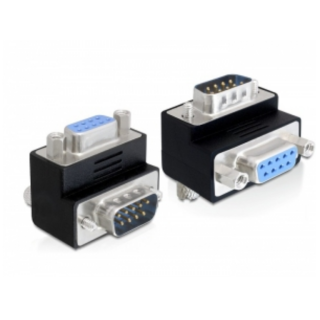 Delock Adapter Sub-D 9Pin St/Bu 270G gewinkelt