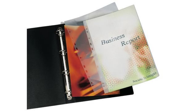 pavo Laminierfolientasche, DIN A4, Abheftlochung, 250 mic (7300081)