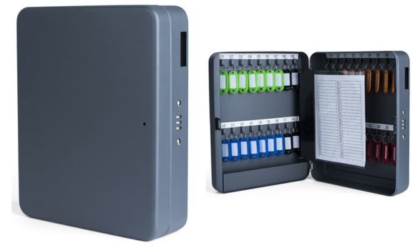 pavo Schlüsselkasten für 36 Schlüss el, dunkelgrau (7300026)