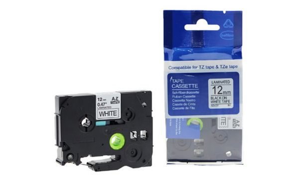 rillstab Schriftbandkassette, schwa rz/transparent, 9mm x 8m (71700103)