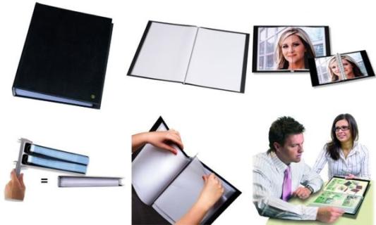 rillstab Sichtbuch Original, DIN A3, 24 Hüllen, schwarz (71700031)