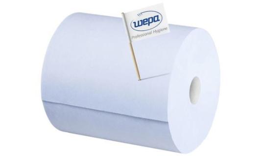 satino by wepa Putzrolle Comfort, 3 -lagig, blau, 350 m (6420782)