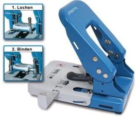 Ösgerät PunchNBind, Doppelösung 80 mm, Öse: Dm 5 mm, Stanzleistung 30 Blatt Ösgerät PunchNBind, Doppelösung 80 mm, Öse: Dm 5 mm, Stanzleistung 30 Blatt
