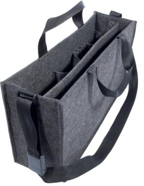 sigel Business-Filztasche Desk Sharing Bag, Größe: L, grau