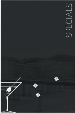 sigel Glas-Magnettafel artverum Cocktail, (B)400 x (H)600 mm