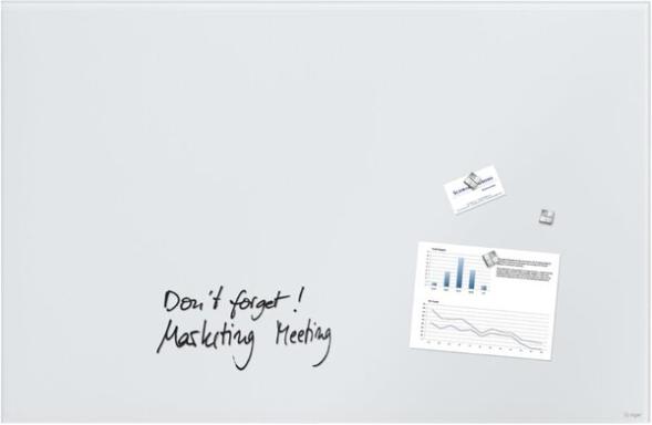 sigel Glas-Magnettafel artverum, super-weiß, (B)1.000 mm