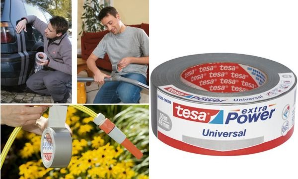 tesa Folienband extra Power Univers al, 50 mm x 25 m, schwarz (8756177)