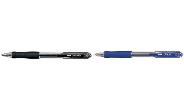 uni-ball Druckkugelschreiber Laknoc k, blau, extra breit (5654299)