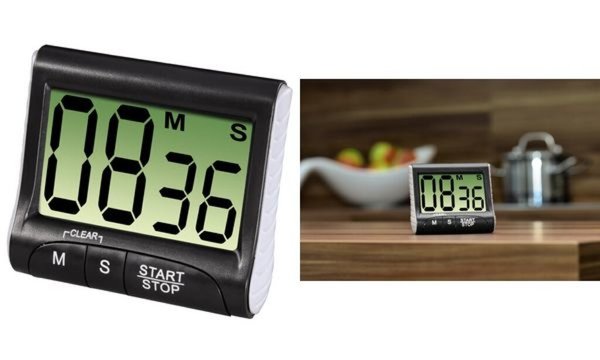 xavax Kurzzeitwecker Countdown, d igital, schwarz (1695304)